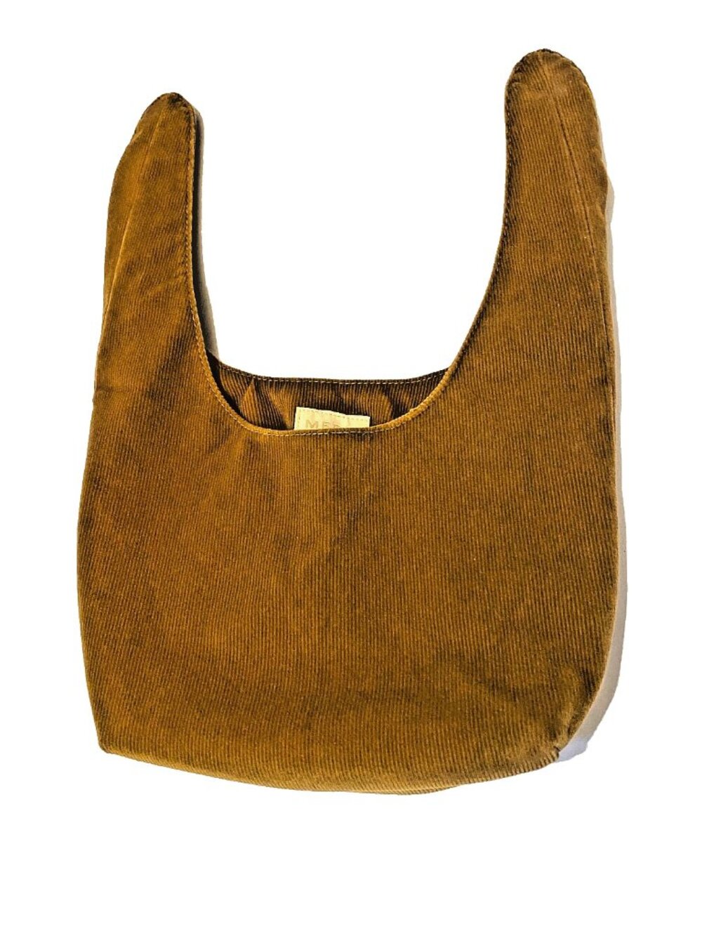 NWT Merit Beauty Signature Makeup Bag Corduroy Tie Top Pouch Minimalist Purse
